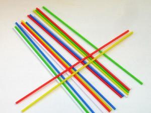Палочки для сахарной ваты, d 5 мм, L 370 мм, цветные, 1*100 шт (25 уп/кор)