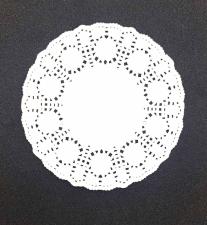 Салфетка ажурная  d=12 см, 1*250 шт. (20 упак. в кор.)